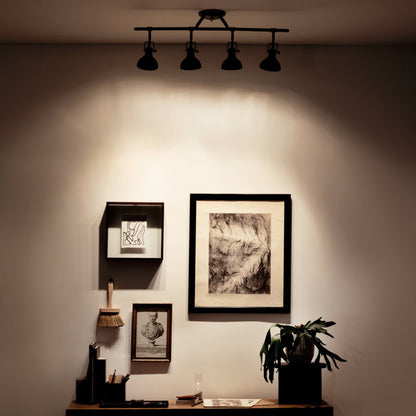 Kit de rail fixe Roupen 4 feux bronze