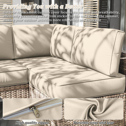 14-Piece Outdoor Seating Group Cushion Cover, Only Covers