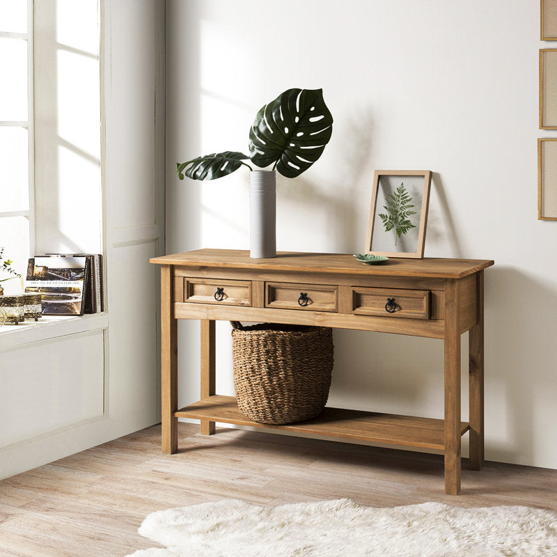 Dinnington 47.99" Solid Wood Console Table"