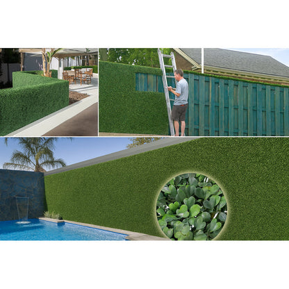 Artificial Hedges Turf Green Grass Panel 20x20 (12 sheets)