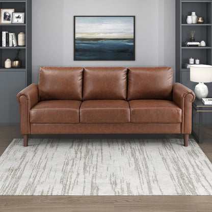 Kulik 79" Faux Leather Sofa with Modern & Contemporary Design