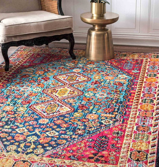 Multicolor / Blue Shetucket 7'10" x 10'10"