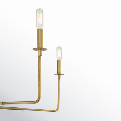 Alysa 6 - Light Candle Style Classic Chandelier