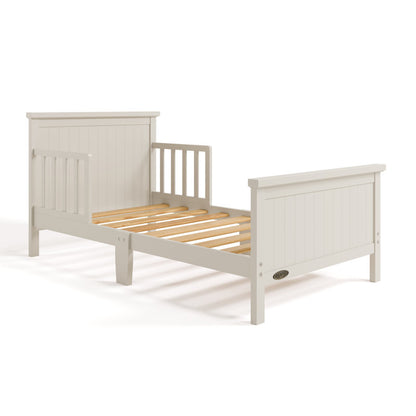 Bailey Toddler Bed with Guardrails (Frosted Oat)