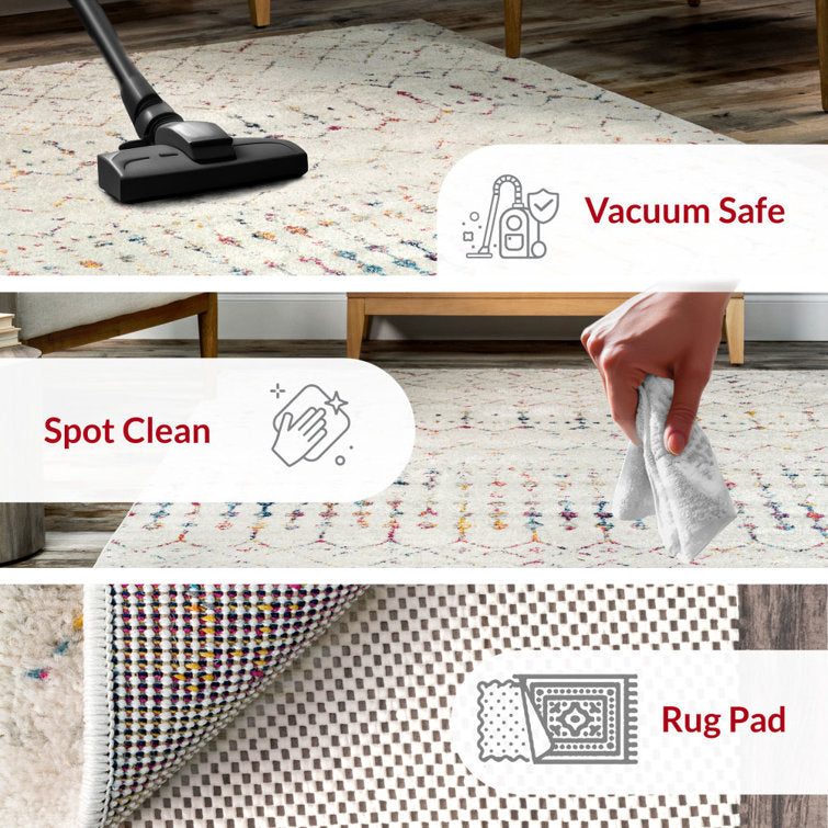 Multi Coloured Rug 8 x 11'