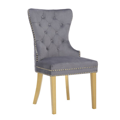 Camie Tufted Velvet Upholstered Side Chair