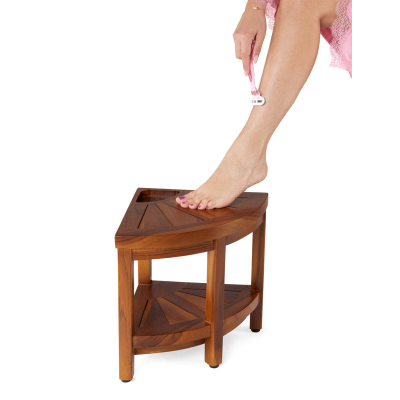 Latrese 12" W Teak Shower Bench