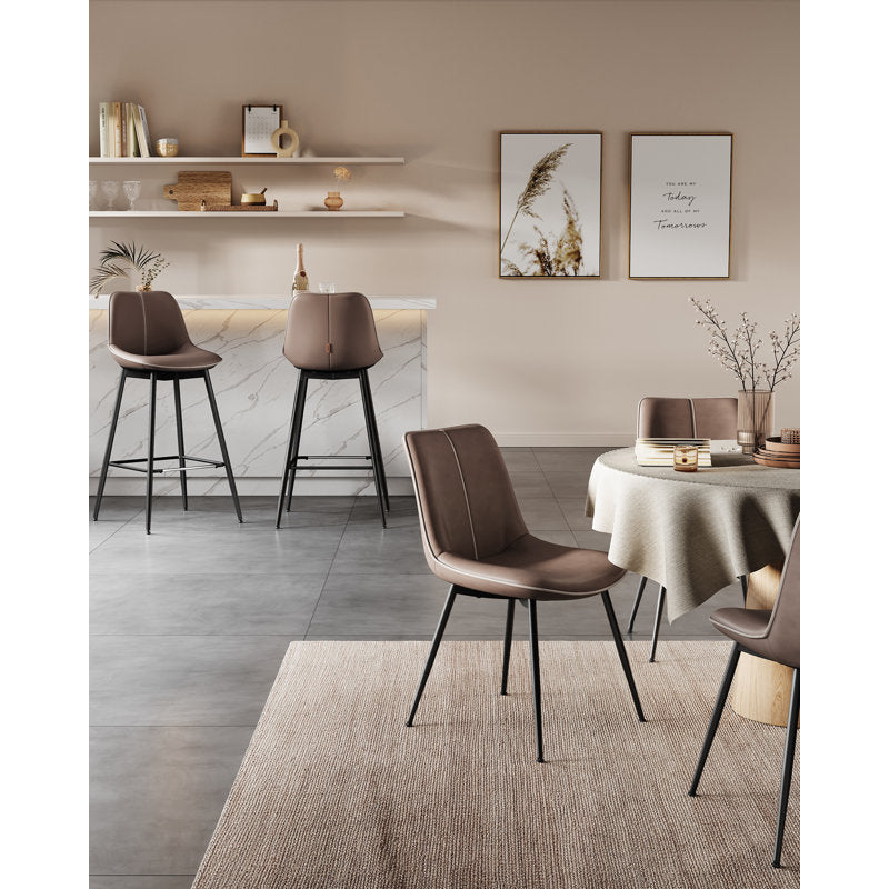 Bar Stools Set of 2 Counter Height Bar Stools ( 28” seat height )