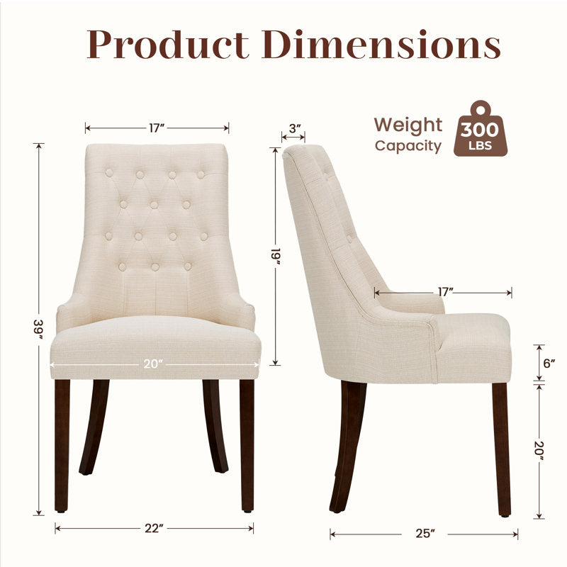 Aalbert Upholstered Accent Chair (Set of 2)
