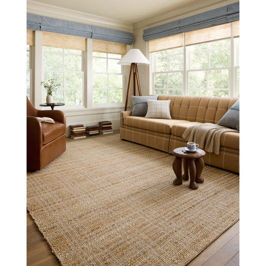 Tapis Chris Loves Julia x Loloi Judy Naturel / Crème 20 x 25 cm