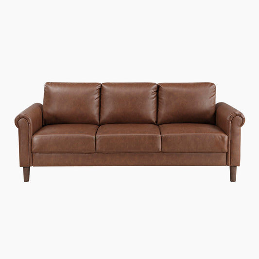 Kulik 79" Faux Leather Sofa with Modern & Contemporary Design