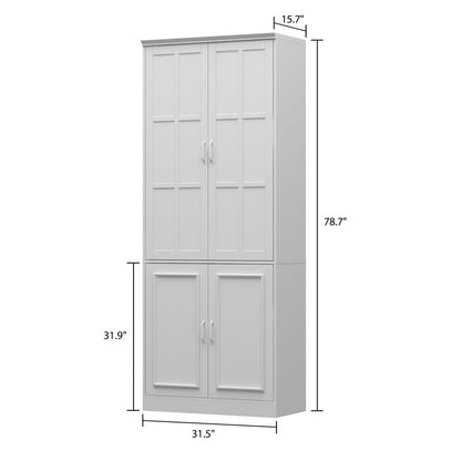 Hoschton 31.5" wide 5 shelf Cabinet