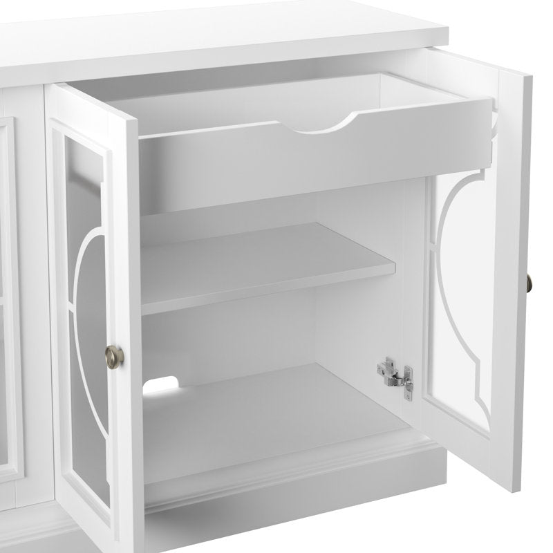 Braydon 56" 2 Drawer Sideboard White Color