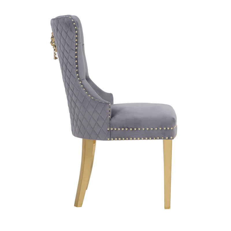Camie Tufted Velvet Upholstered Side Chair