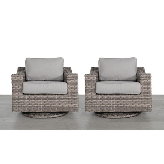 Shelton Fully Assembled Swivel Patio  with Cushions