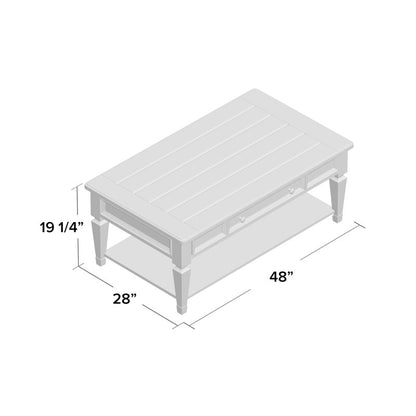 Colburn Rectangular Cocktail Table w/ Storage