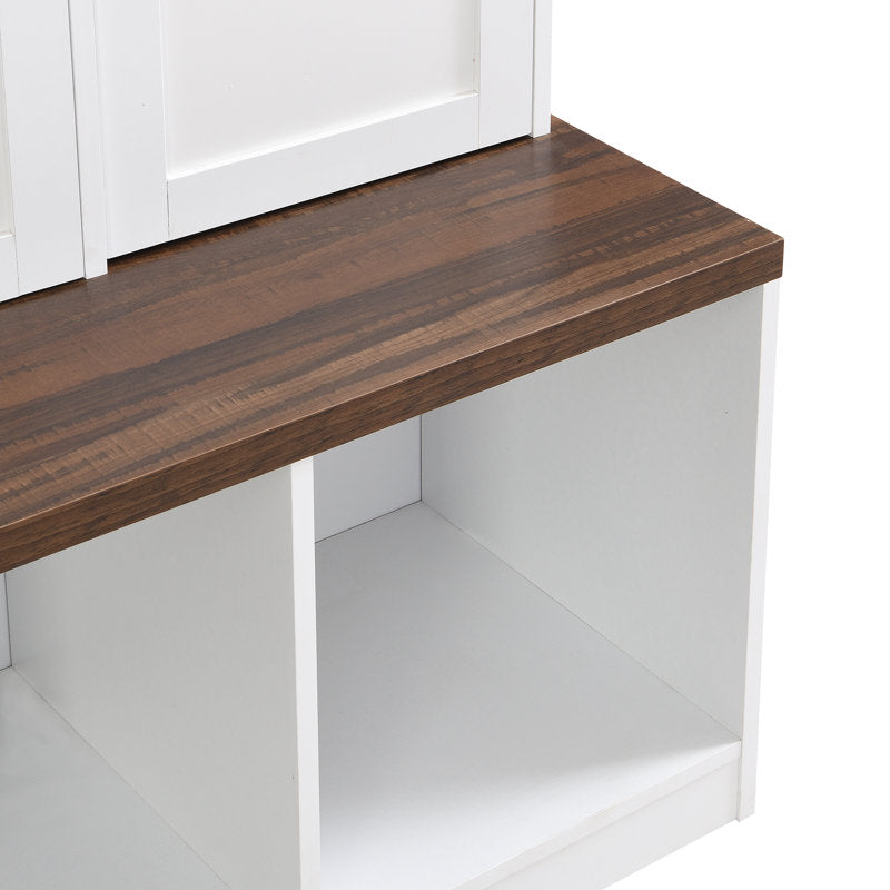 Hall Tree with Multiple Storage Space ( no box )