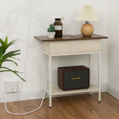 Biyanca End Table with Outlet