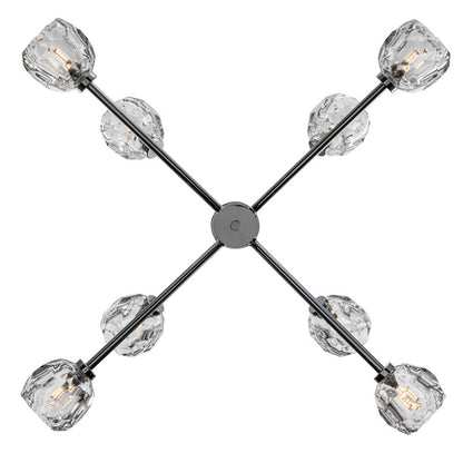 Quaseem 8-light Modern Chandelier Polished Chrome Colour
