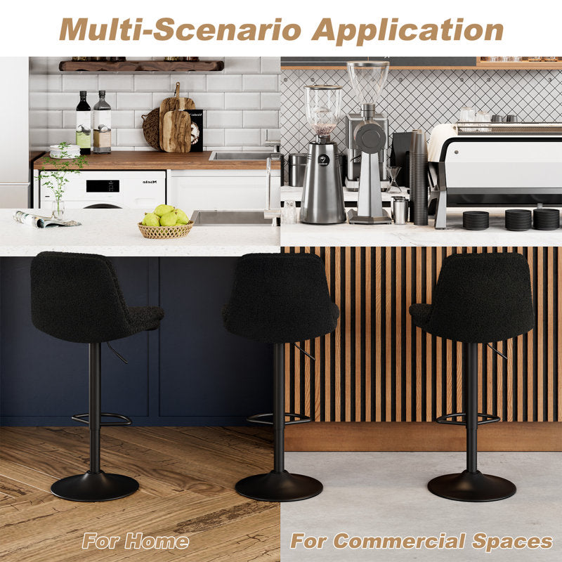 Hitoshi Adjustable Height Counter & Bar Stool