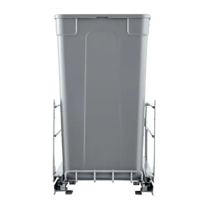 Double 27QTx2 Pullout Waste Container Under Cabinet Kitchen Bin Trash Can