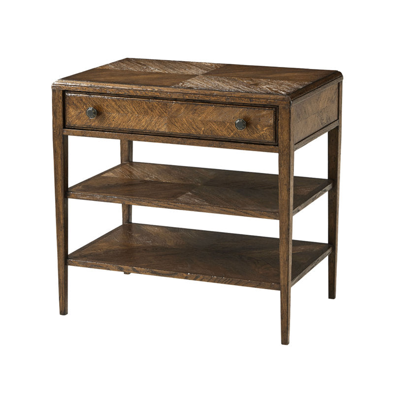 Antique Nova Solid Wood Bedside/ Table with 1 Drawer