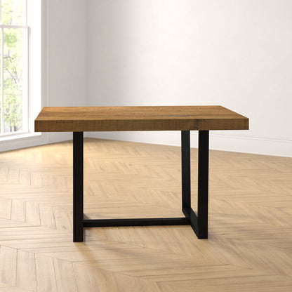 Amarapal Pine Solid Wood Trestle Dining Table