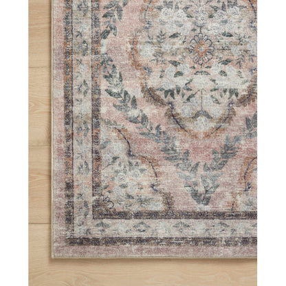 Rifle Paper Co. x Loloi Courtyard Blush Area Rug 7'6” x9'6”