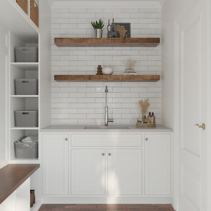 Dogberry Collections Solid Beam Floating Shelf