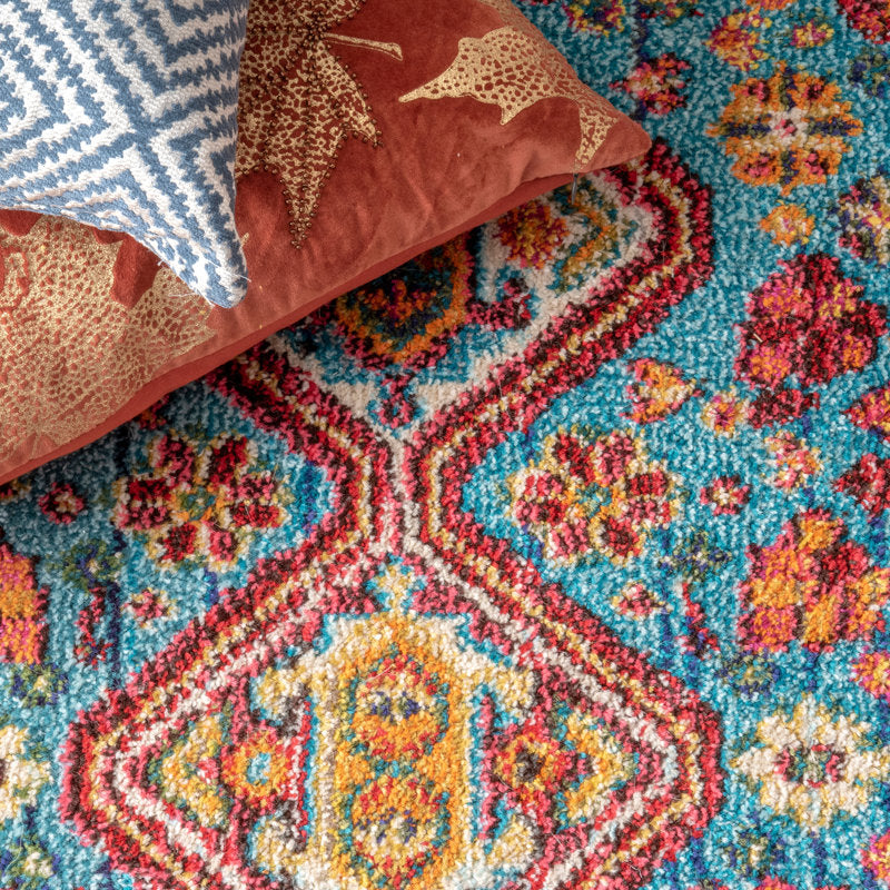 Multicolor / Blue Shetucket 7'10" x 10'10"