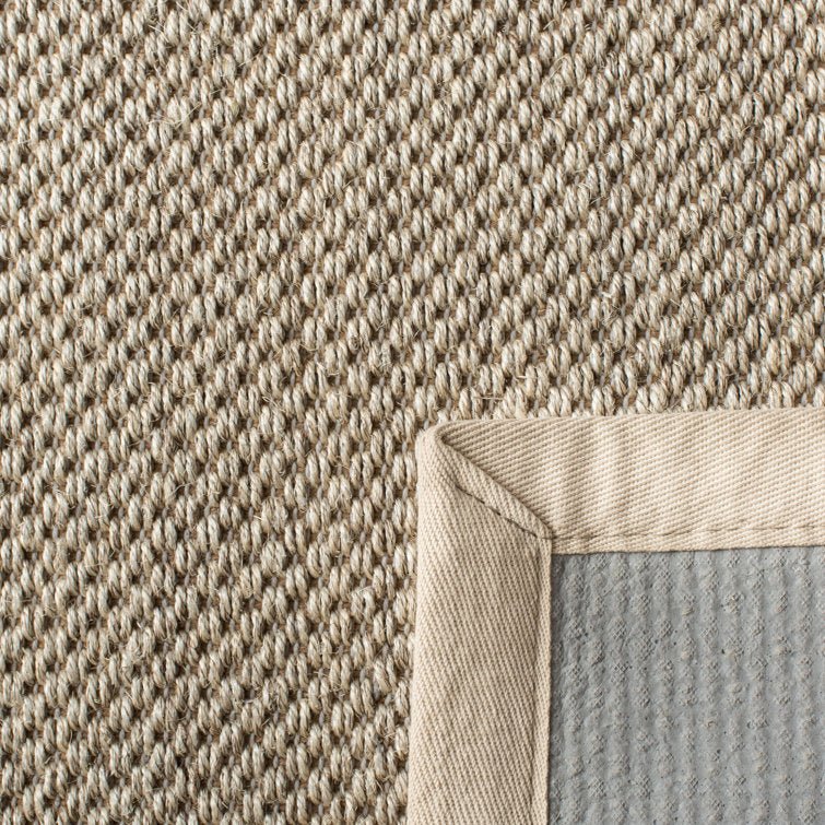 Marbled jute / sisal carpet / Torbin beige 5ft Square