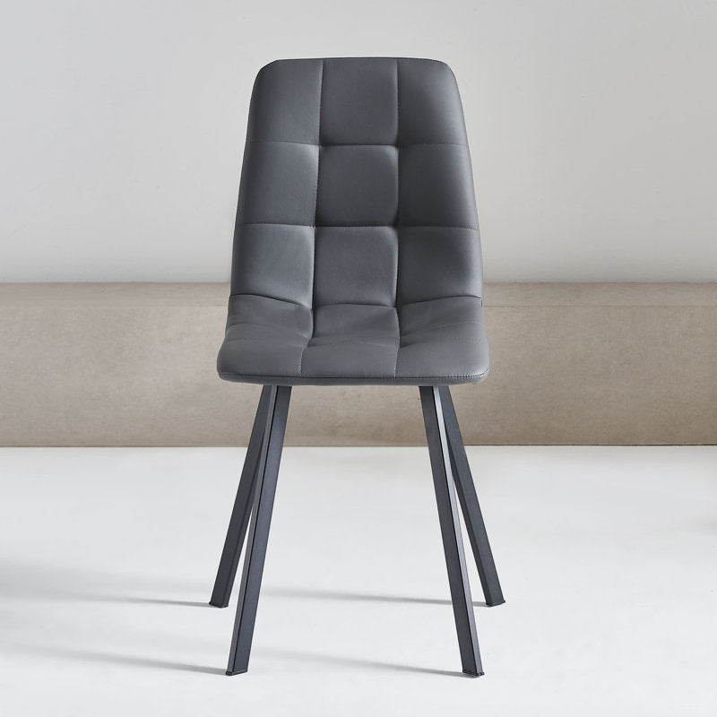 Zakirah Round 35.4'' Dining Set ( Grey+ Black)