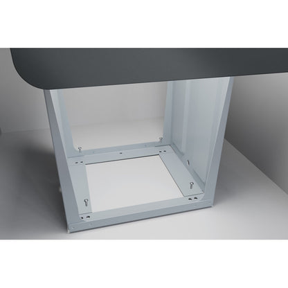 7.4 Gallon Multi-Compartments Trash and Recycling Bin Black Color