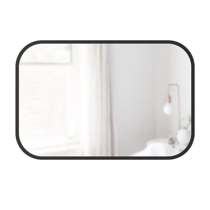 Hub Modern Accent Mirror— Black 24x36